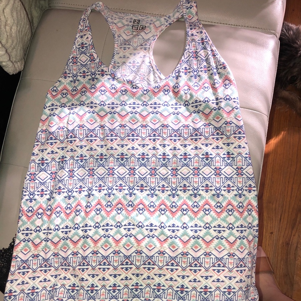 Racer back tank top